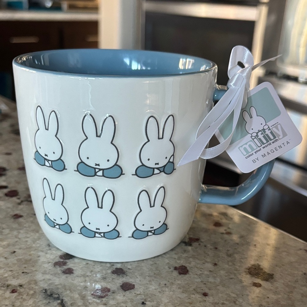 Miffy Blue and White Mug